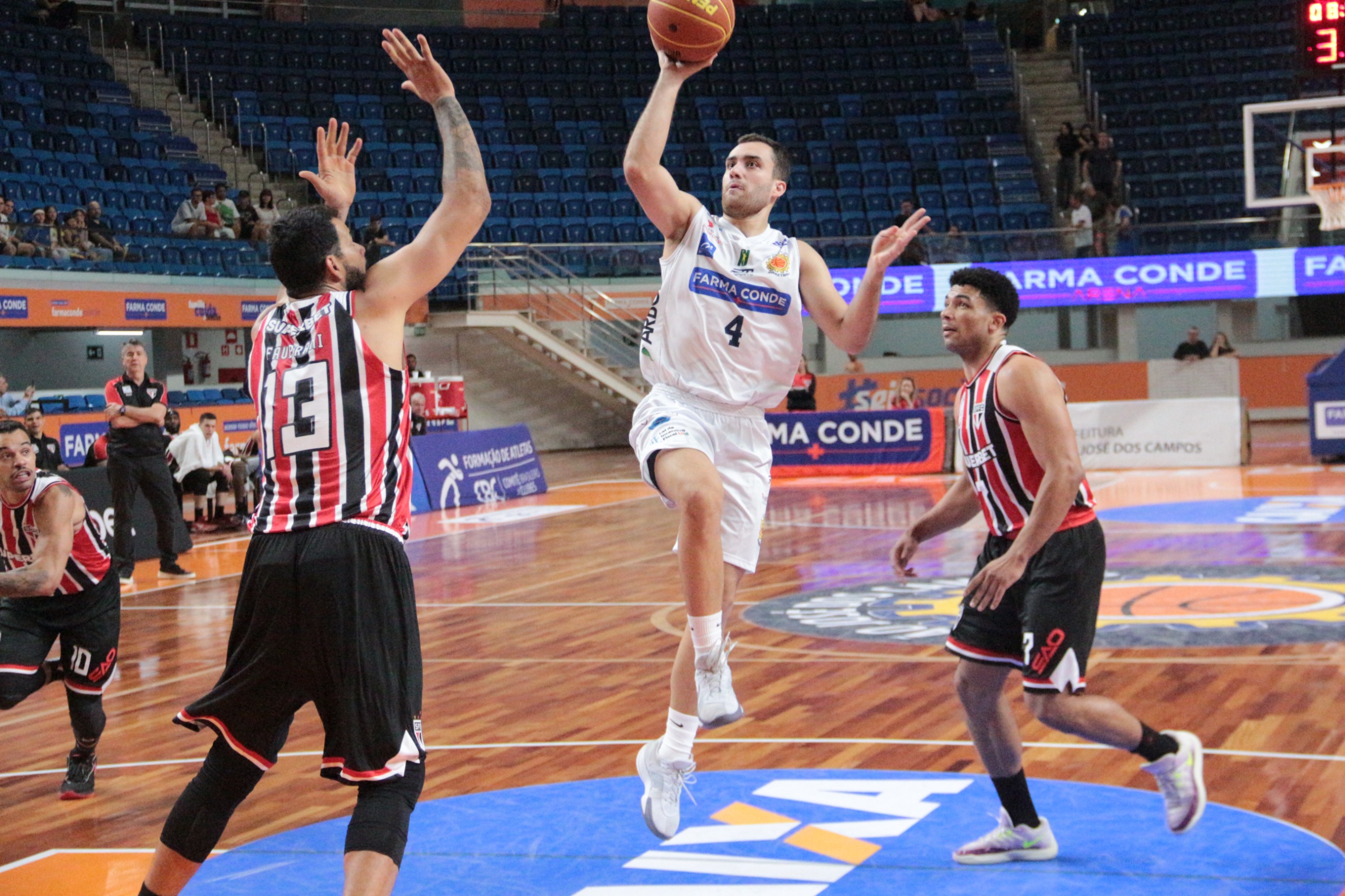 Farma Conde São José Basketball busca manter boa sequência em visita ao São Paulo pelo NBB Caixa